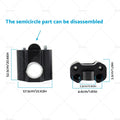 Handlebar Risers Mount Clamp Adaptor for Pit Dirt Bike (22mm to 28mm)