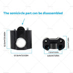 Handlebar Risers Mount Clamp Adaptor for Pit Dirt Bike (22mm to 28mm)