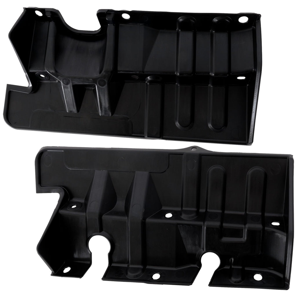 Set of 2 Radiator Support Covers for Driver & Passenger Side