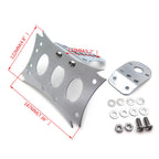 Chrome License Plate Bracket for Suzuki Kawasaki Yamaha Honda
