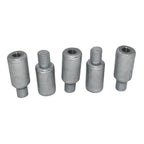 Set of 5 Zinc Anode Rods for Volvo Penta (Replaces 838929, 804107, 800476, 858501)