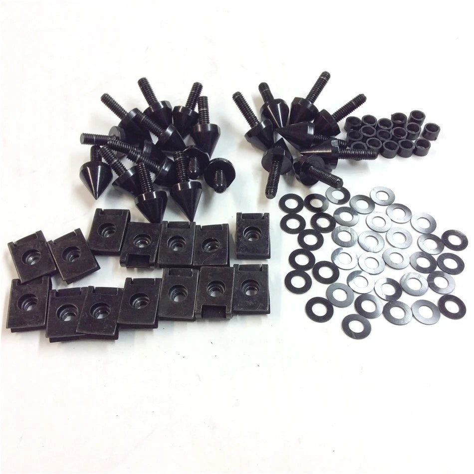 Spike Fairing Bolts for Yamaha YZF R1 (2000–2001) - Black