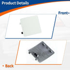 Front Bumper Tow Hook Cover for Mercedes-Benz (2010-2015) - White