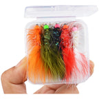 Set of 5 Wooly Bugger Fly Fishing Lures for Trout Bass Perch