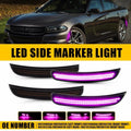 4X LED Side Marker Light Purple for Dodge Charger (2015–2023)