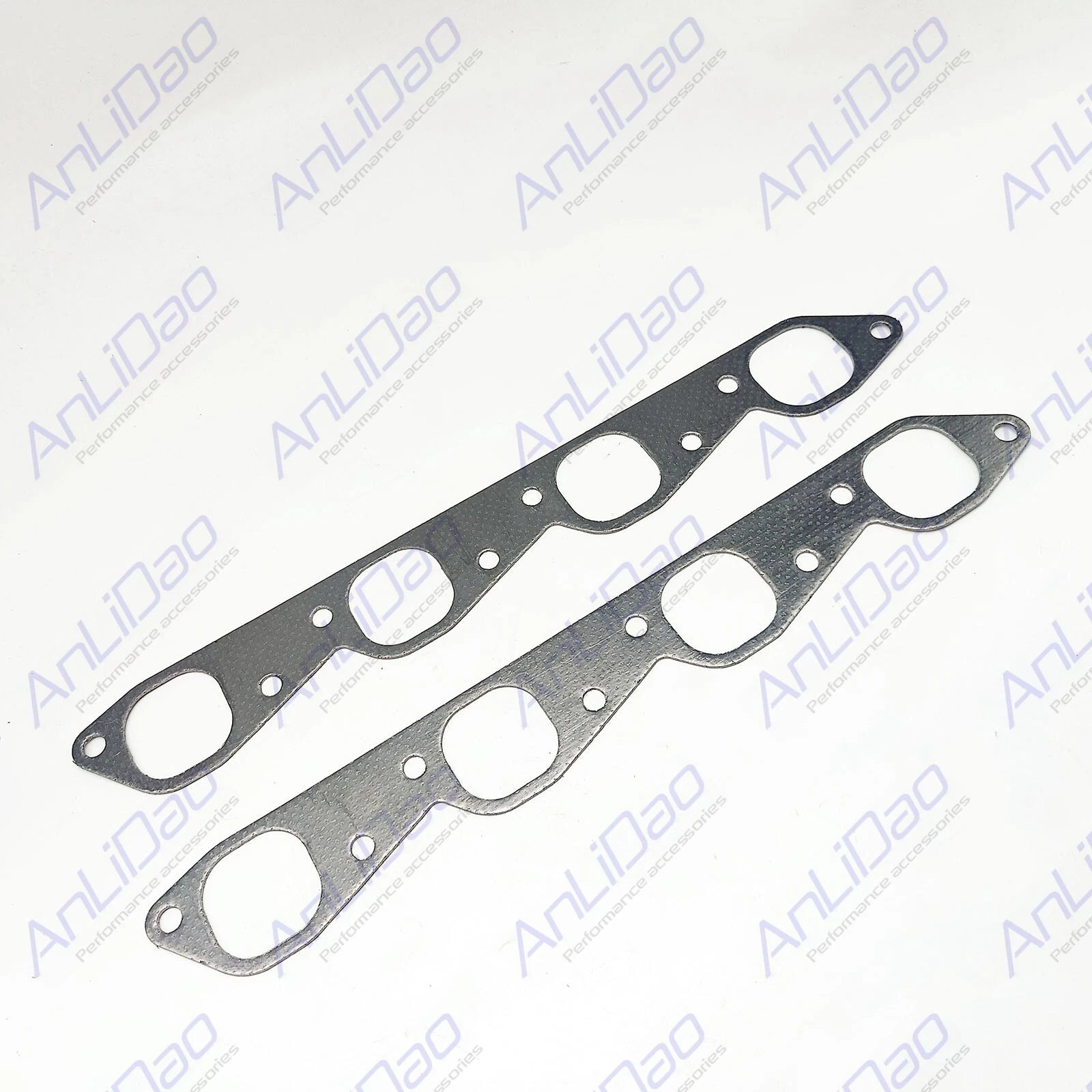 2Pcs Exhaust Manifold Gasket for Mercruiser OMC (27-46820, 909613, 3852472, 18-0418)