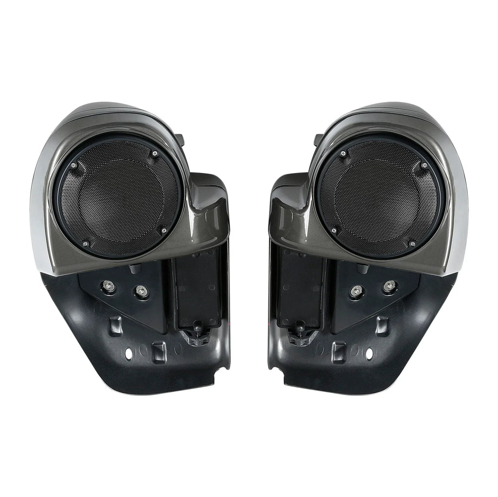 Lower Vented Fairings Speaker Pod for Harley Touring Industrial Gray