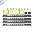 Set of 28 E-Tracks with D-Rings, O-Rings & End Caps for Cargo Trailer