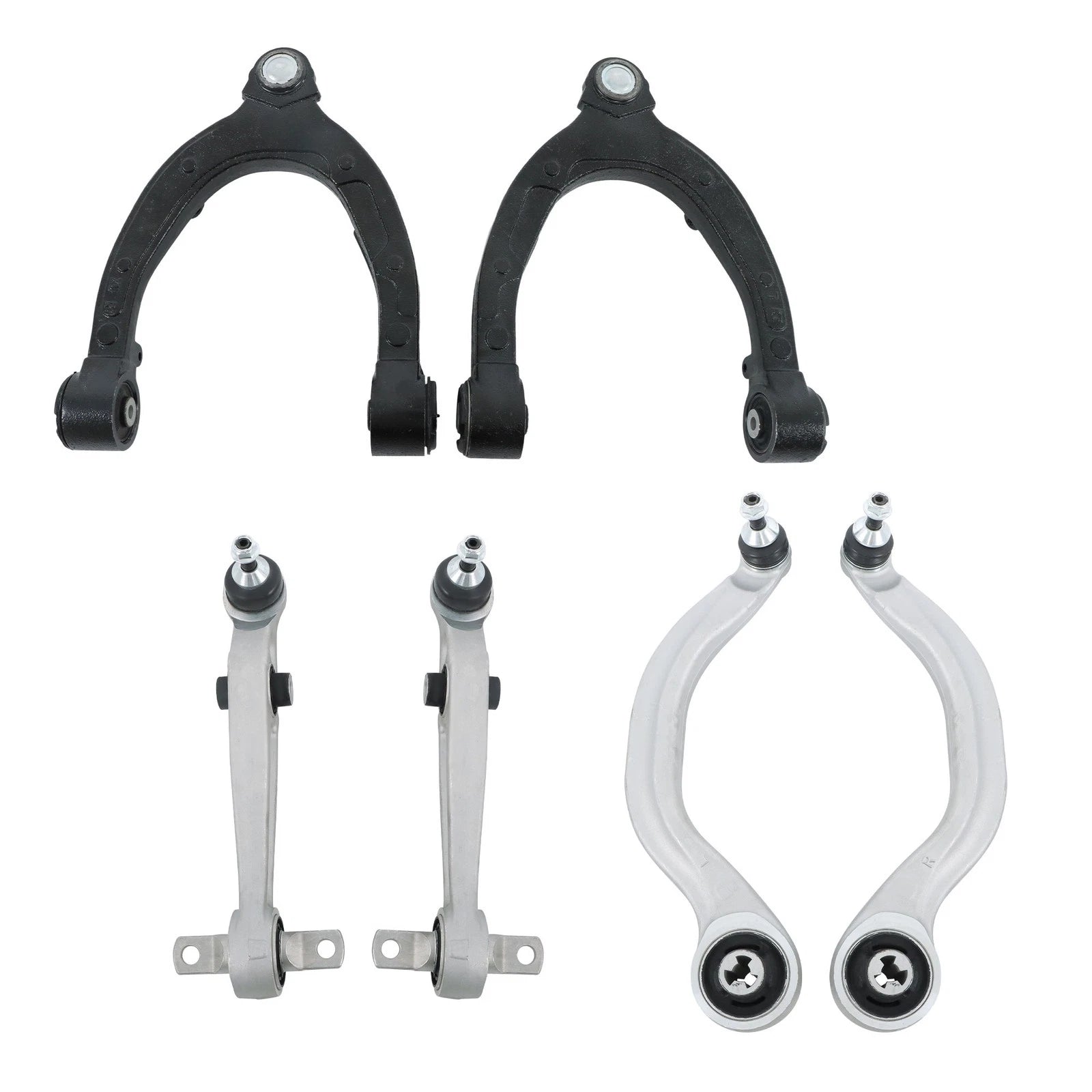 Set of 6 Control Arms with Ball Joints for Tesla Model 3 (2017–2021)