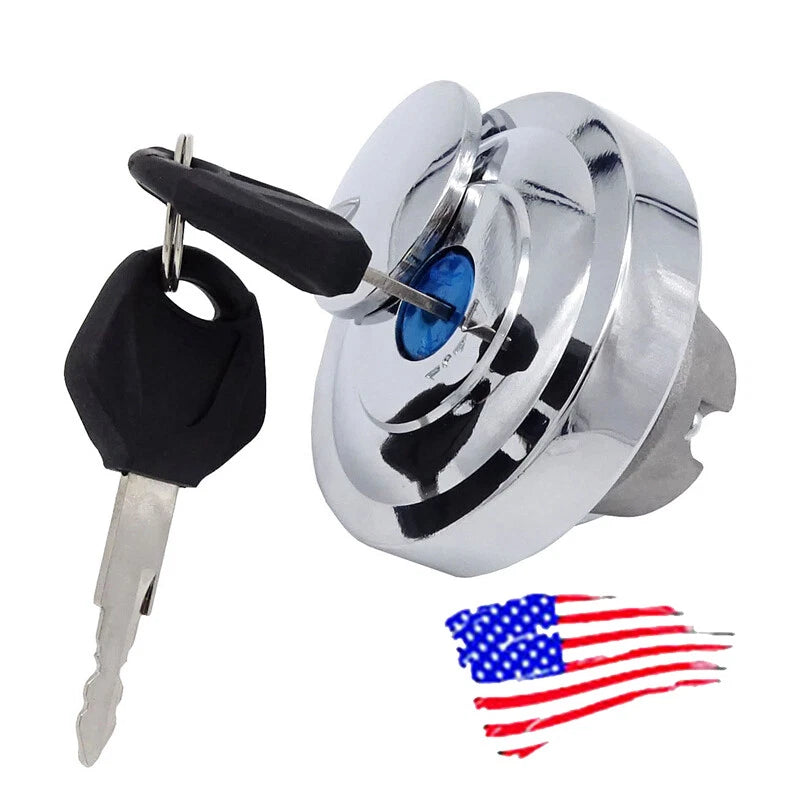 Fuel Gas Tank Cap Cover Lock & Keys for Yamaha Stratoliner XV1900 (2006–2017)