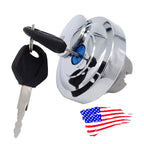 Fuel Gas Tank Cap Cover Lock & Keys for Yamaha Stratoliner XV1900 (2006–2017)