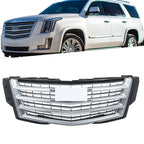 Front Upper Bumper Grille Chrome for Cadillac Escalade (2015-2020)