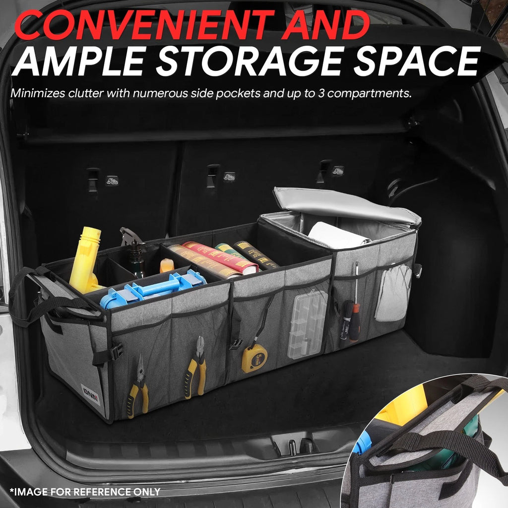 3-in-1 XXL Collapsible Trunk Organizer Bin for Car SUV