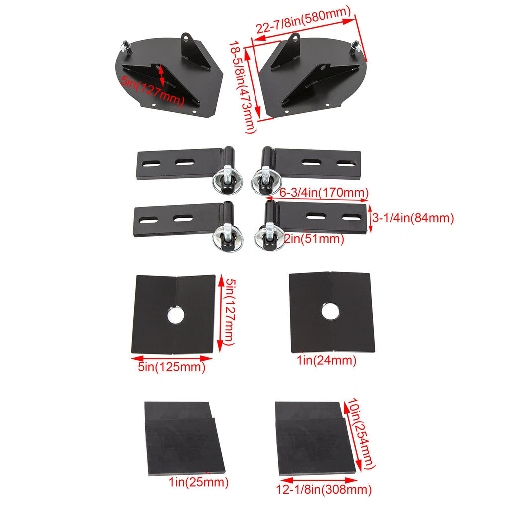 Pro-Wing Blade Extenders for Meyer PW22 Snow Plow (Universal)