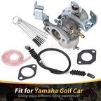 Carburetor for Yamaha Golf Cart G2 G8 G9 G11 (1985–1996) w/ Cable Kit