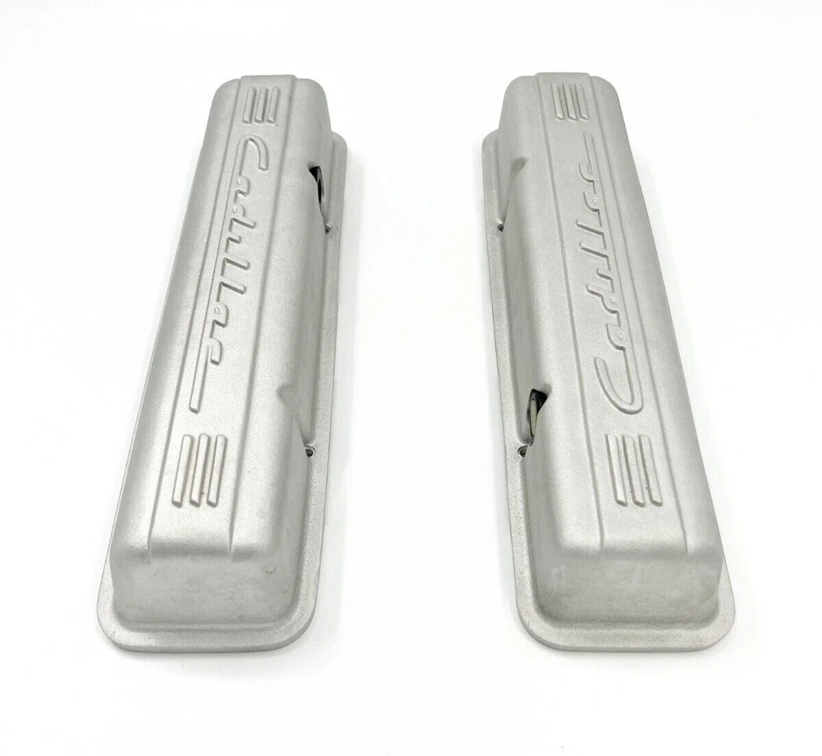 Finned Script Valve Covers Replacement for Small Block Chevy SBC (1969–1974)