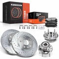 Front Drilled Brake Rotors & Pads for Chevy Malibu (2013–2015)