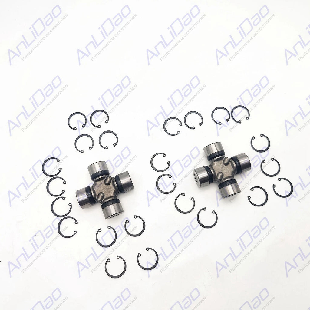 2Pcs U-Joint for Mercruiser Alpha 1 Gen 2 Bravo (865496A01, 865493A01)