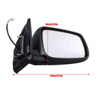 Power Mirror Left Side MI1321129 for Mitsubishi Lancer (2008–2014)