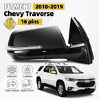 Side Mirror for Chevy Traverse (2018–2019) with Turn Signal, BSD, Camera, 16pin Right