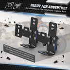 Pair Anodized L-shaped Luggage Side Rack Bracket for KTM 790 Adventure (2019–2024)