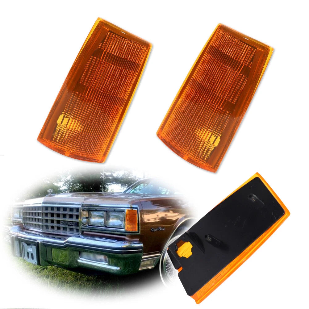 Amber Lens Side Marker Lights for Pontiac Parisienne Bonneville Safari