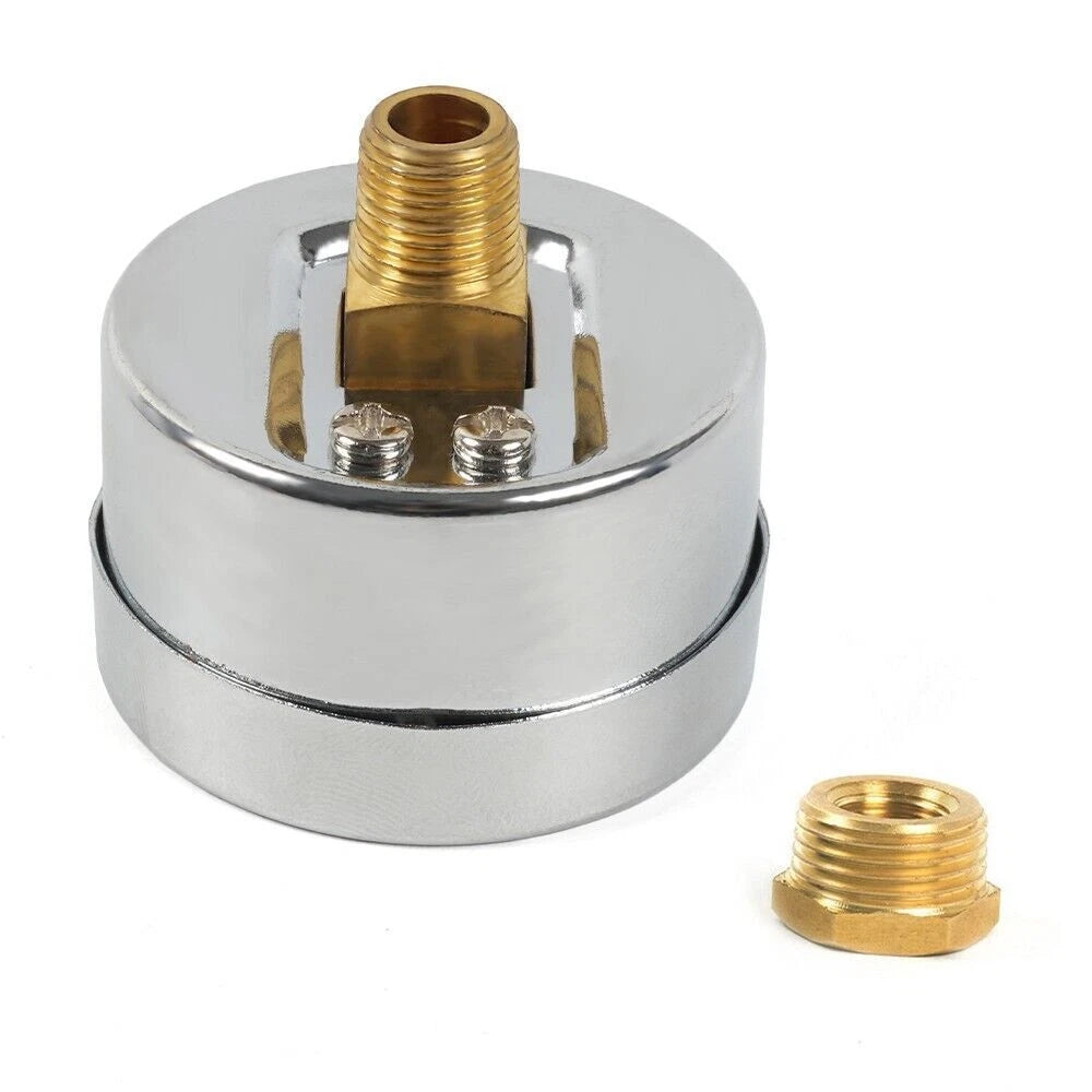 1/8" NPT Pressure Gauge 0-15 PSI for Universal Applications (Back Mount)