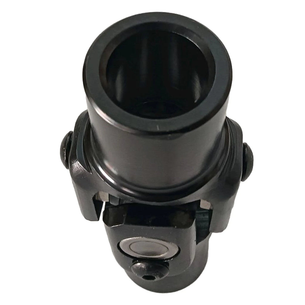 3/4" Round Single Black Universal Steering Shaft U-Joint for Various Models