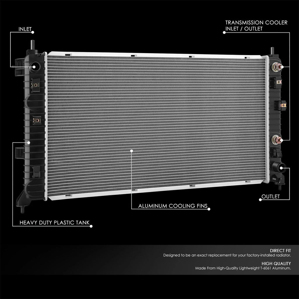 Aluminum Radiator DPI 13767 for Sierra Silverado 1500 Limited (2019–2022)
