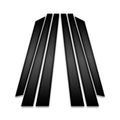 6pc Carbon Fiber Pillar Post Covers for 2005-2011 Audi A6 - SRC0049