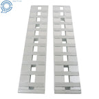 Set of 2 Aluminum Trailer Ramps for Truck Car (6500 lbs Capacity)