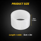 Transparent Door Protector Sill Edge Guard Strip Film for Universal Fit (DIY)