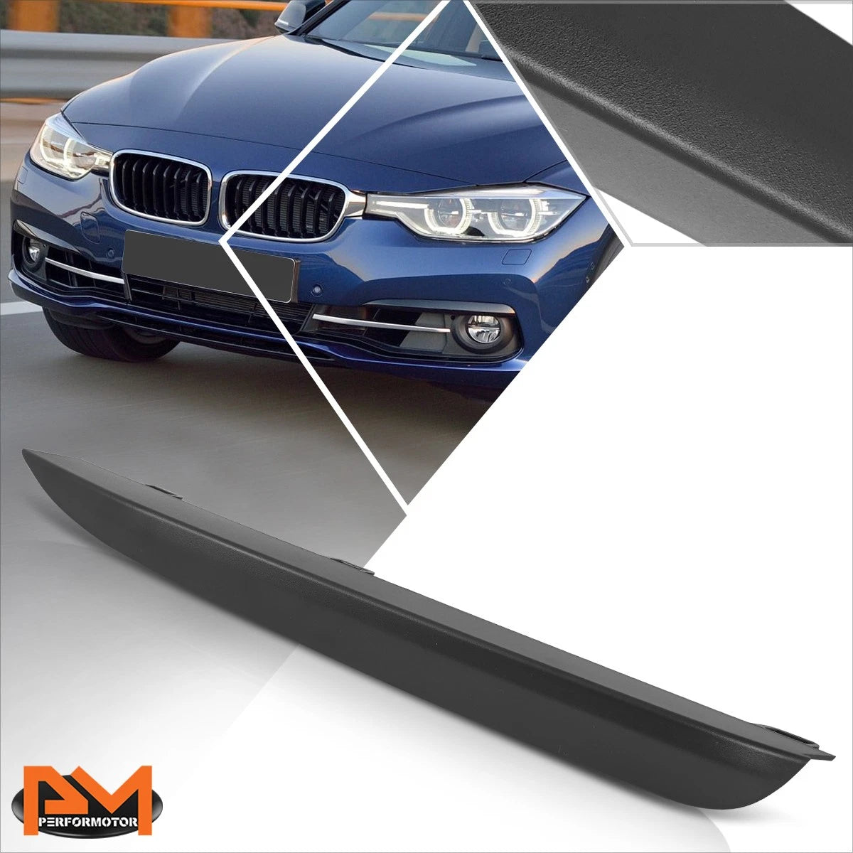 Front Passenger Side Bumper Cover Molding for BMW 320i 328d 330e 340i (2016–2018)