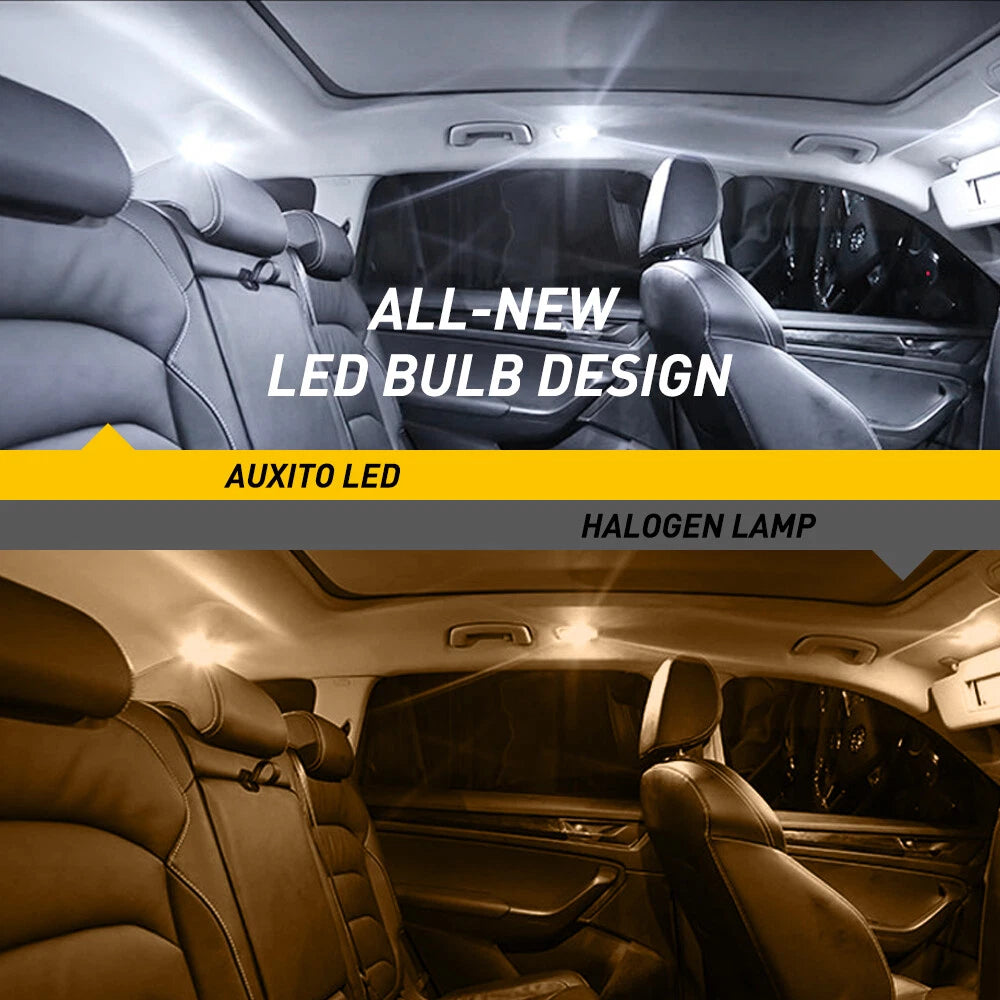 20pcs T10 LED License Plate Light Bulbs for Universal Fit (6000K)