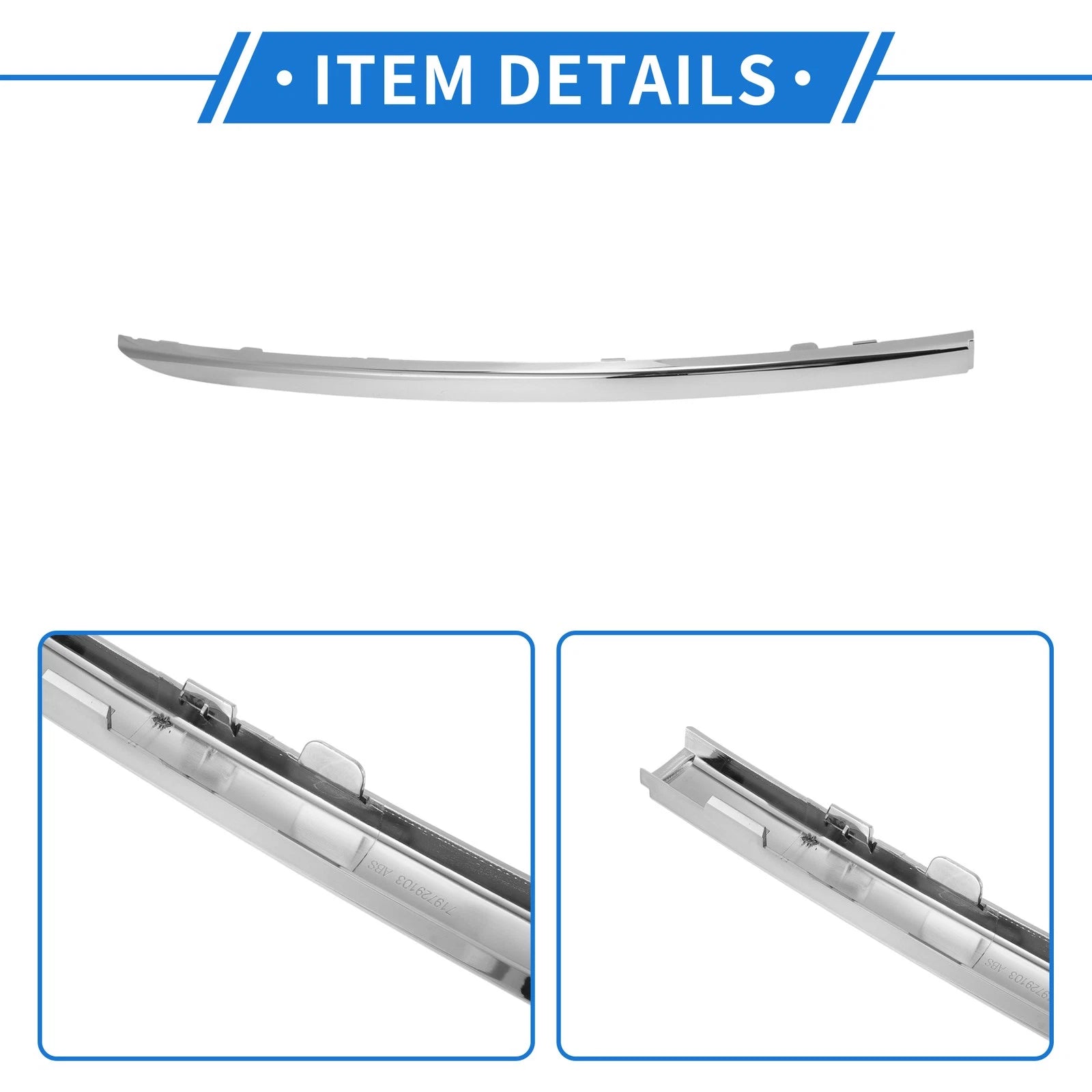 Bumper Grille Trim Garnish No. 51117197291 for BMW F02/7 Series (2009–2012)