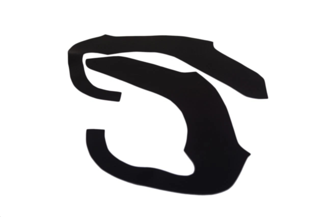 Front Door Handle Cover for Acura RSX (2002–2006) - Black Leather Synthetic