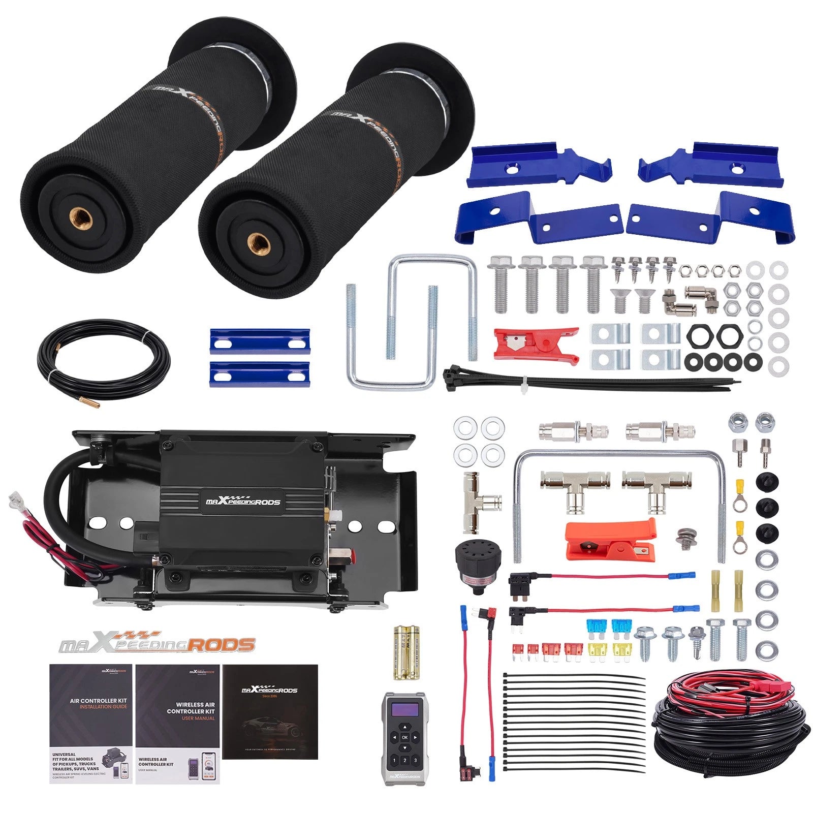 Air Spring Kit + Wireless Compressor Kit for Chevy Colorado (2004–2012)