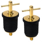 2X T-Handle Drain Plugs 1-Inch for Five Oceans FO2882-M2