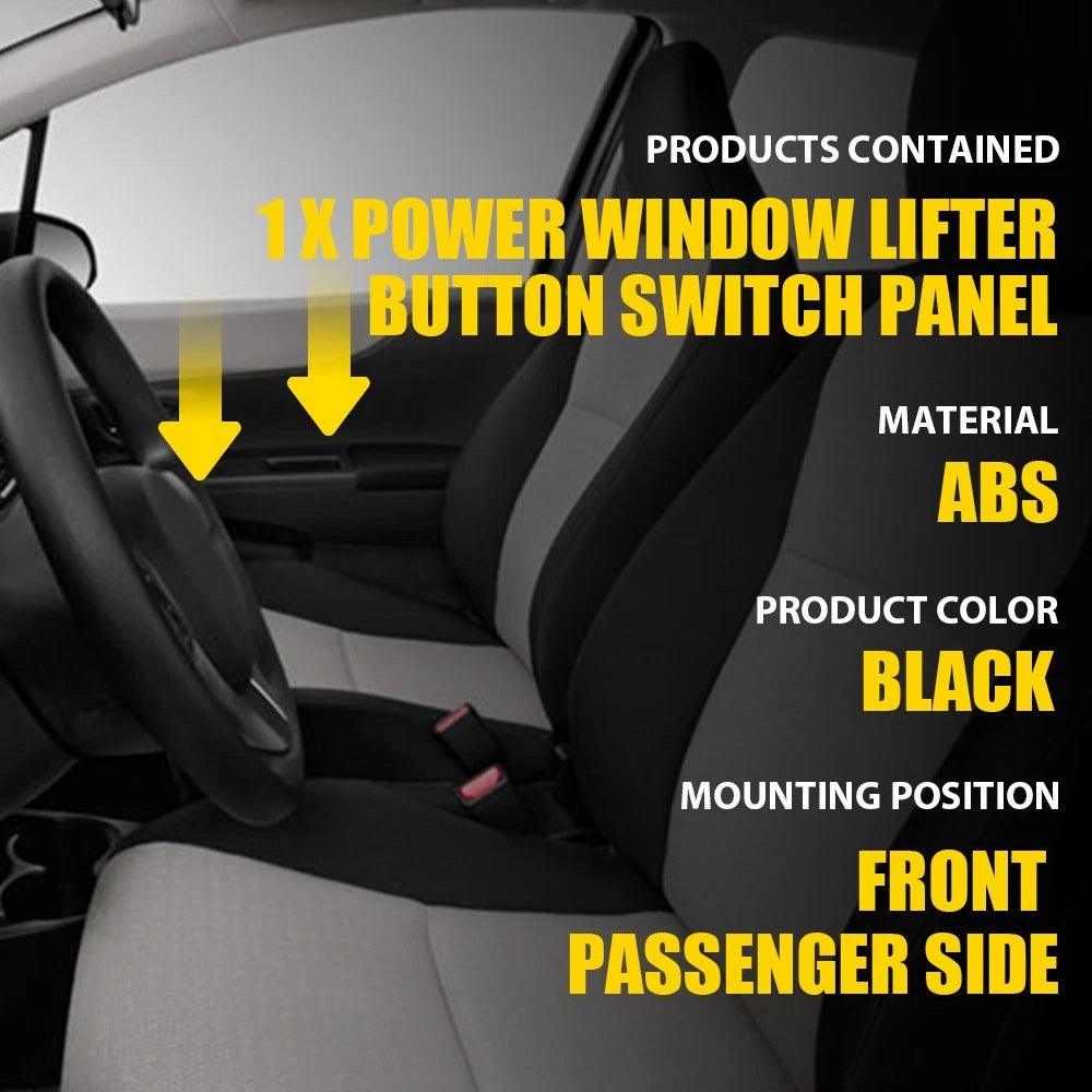 Power Window Switch Panel Trim for Toyota Yaris Hatchback (2012–2015)