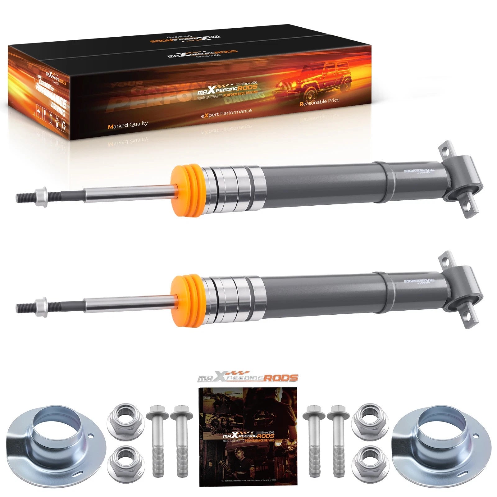 Adjustable Height Front Strut for Ford F150 4WD (2021–2025) Lowering 1-3.5"