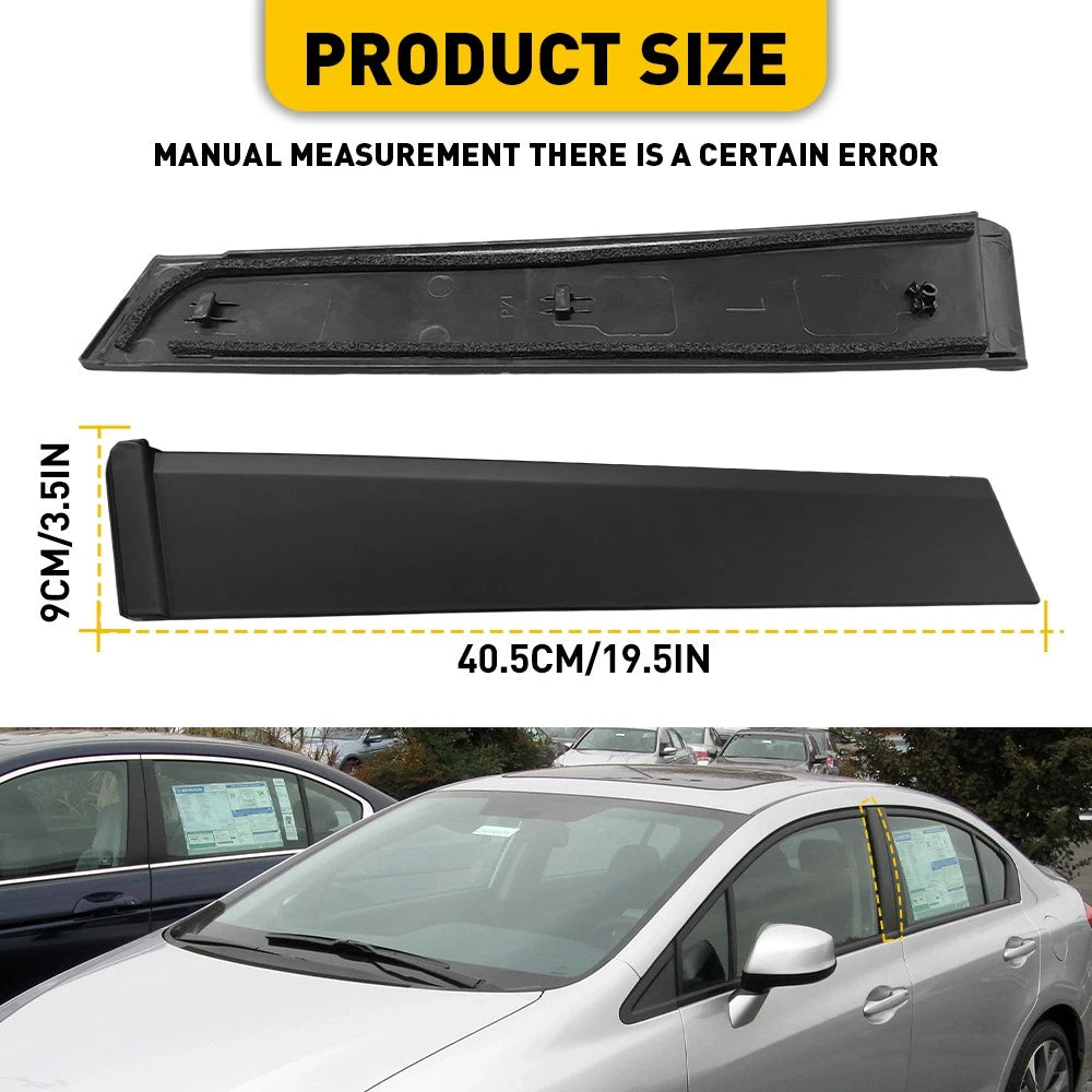 Front Door Pillar Molding for Honda Civic (2012–2015)