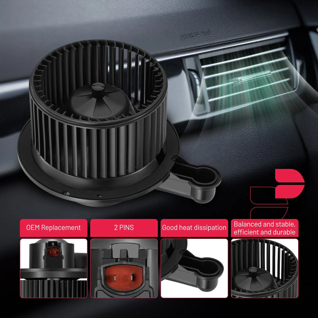 HVAC Heater Blower Motor with Fan for Ford Explorer SportTrac (2007–2010)