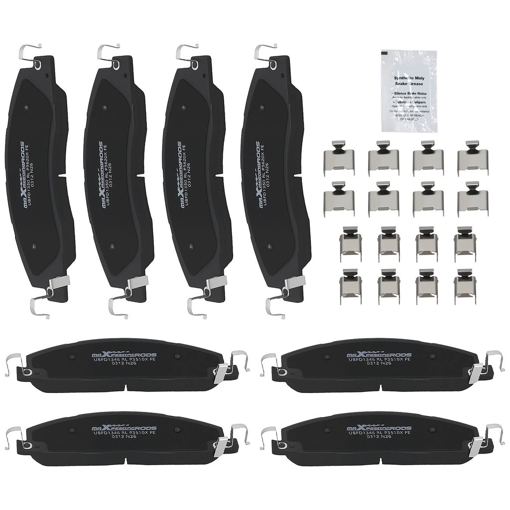 8pcs Brake Pads Set for Ram 1500 2500 3500 (2011–2018)
