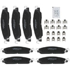8pcs Brake Pads Set for Ram 1500 2500 3500 (2011–2018)