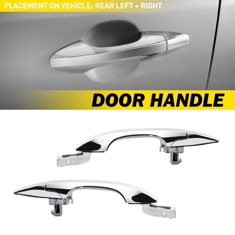 2X Chrome Door Handle Base for Acura MDX (2007–2013)