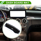 Dashboard Cover Mat for Mercedes Benz C Class W205 (2015–2021) Black Blue