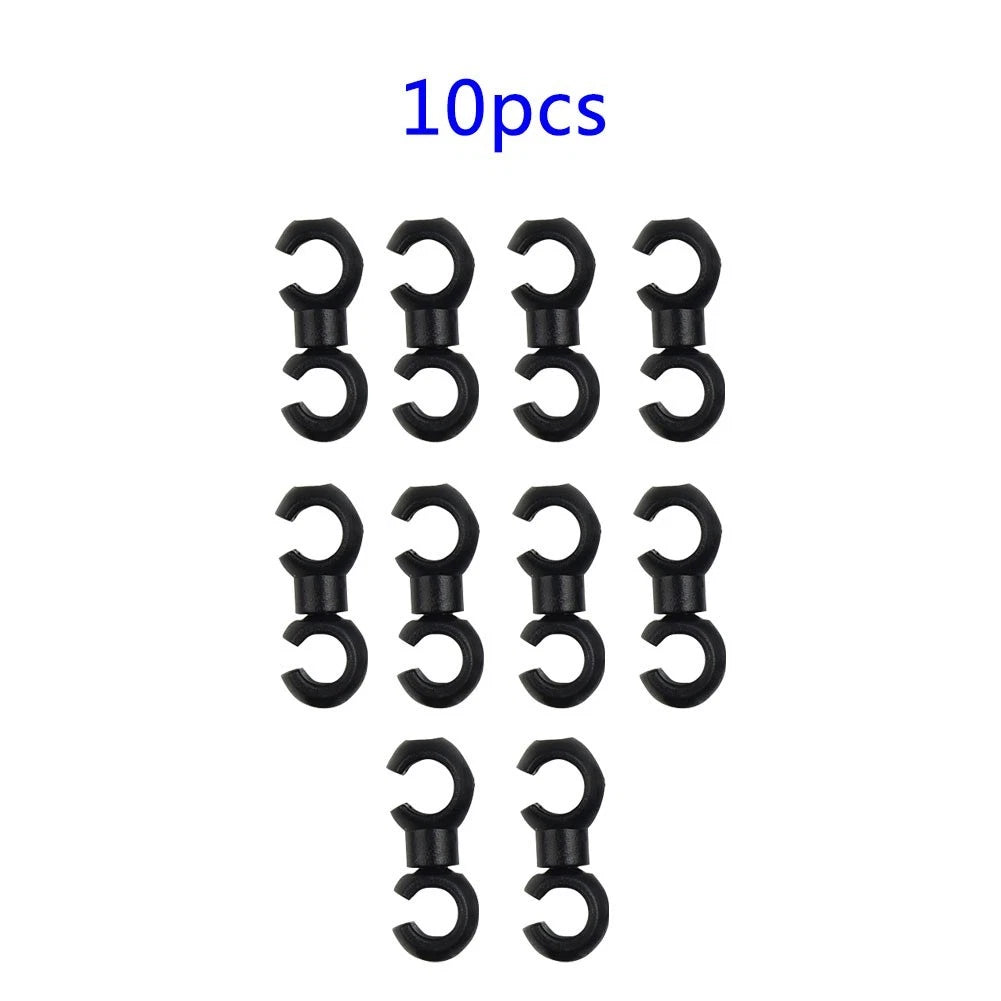 10PCS S-Shaped Hook Clips for Bike Brake Gear Cable Tidy Tool