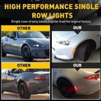 Set of 4 Smoked Lens LED Side Marker Lights for Mazda Miata MX-5 (2016–UP)