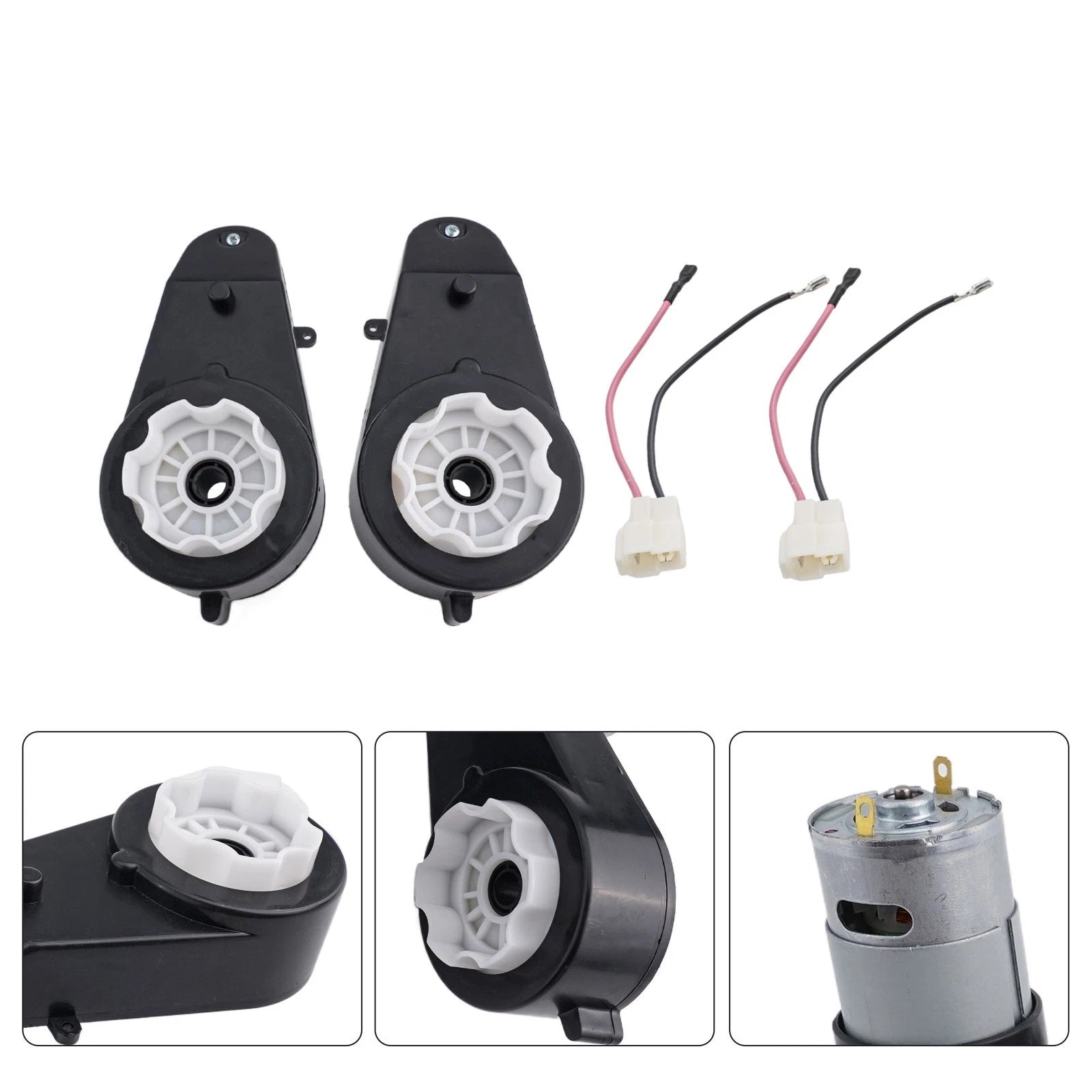 2X Gearbox Replacement for Kids Car Toy 24V Motor (40000RPM)