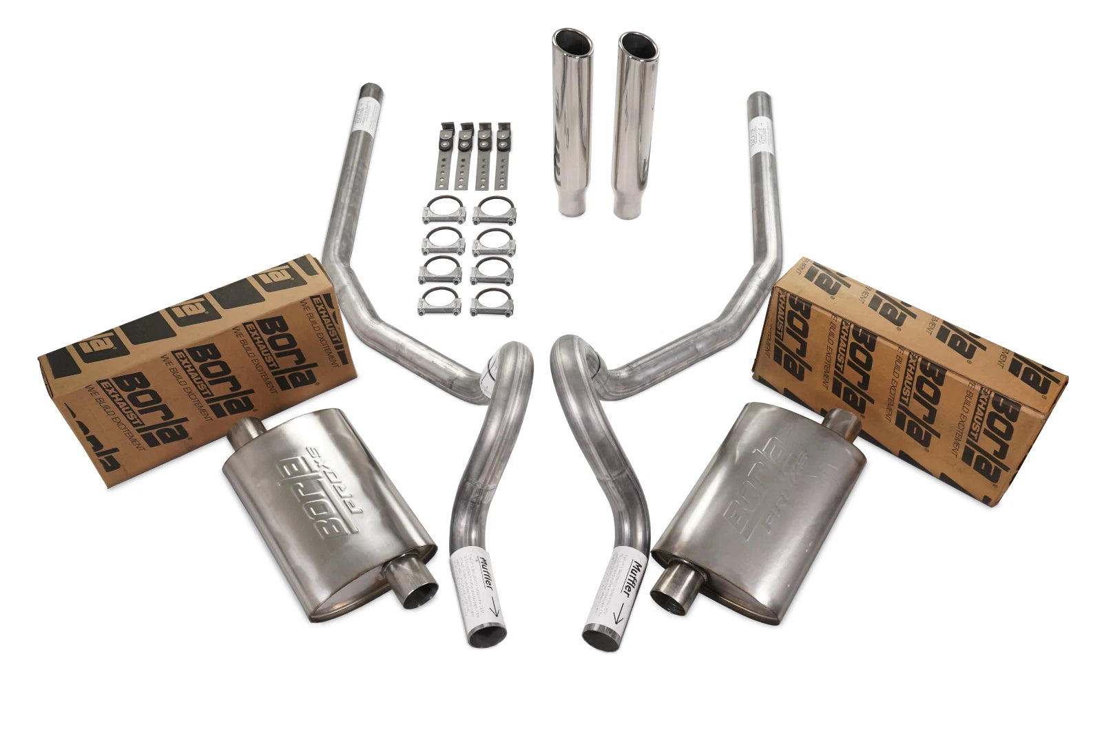 Dual Exhaust Kit for GM G Body (1978–1988) - 2.5" Rear Exit RC Tip